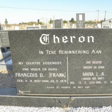 THERON Francois D. 1897-1974 &amp; Maria A.L. SMIT 1910-2001