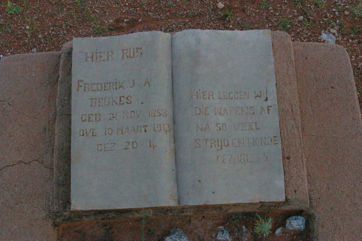 BEUKES Frederik J.A. 1858-1943