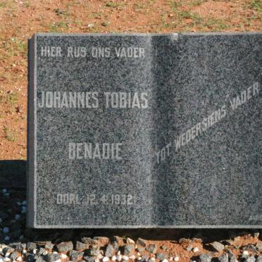 BENADIE Johannes Tobias -1932