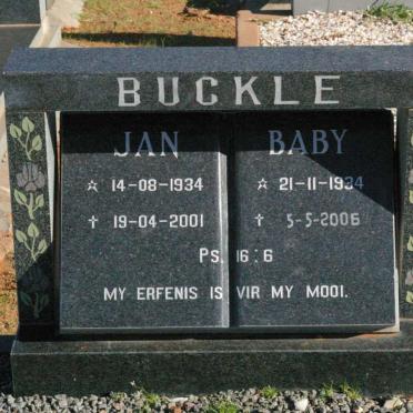 BUCKLE Jan 1934-2001 ::Baby 1934-2006