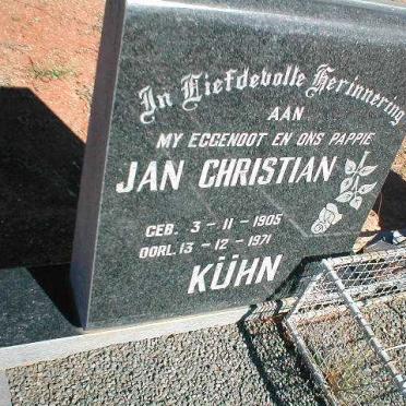 KUHN Jan Christian 1905-1971