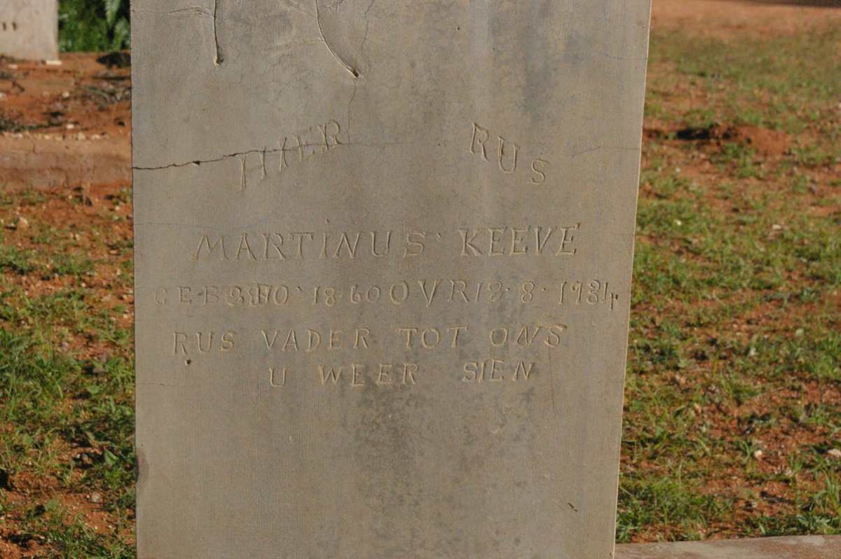 KEEVE Martinus  1860-1934