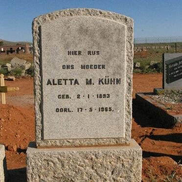 KUHN Cornelius 1891-1960 &amp; Aletta M. 1893-1965