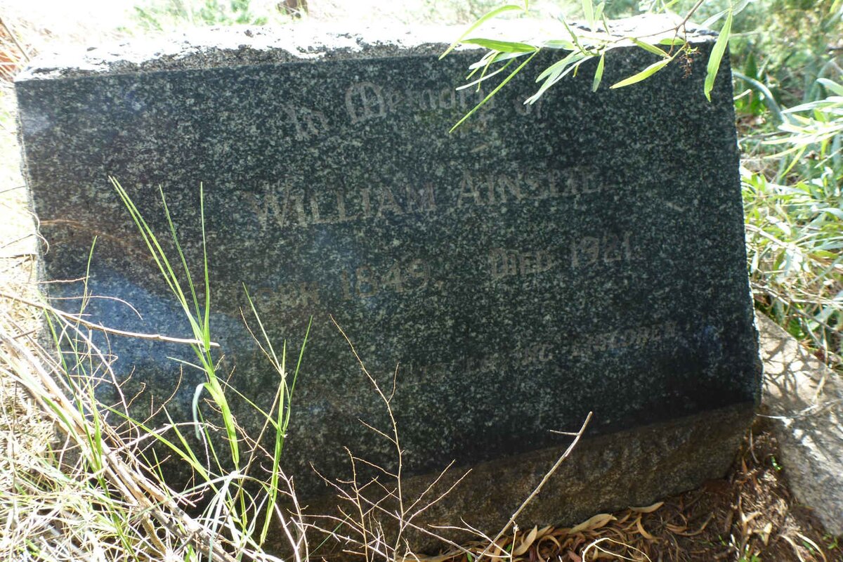 AINSLIE William 1849-1921