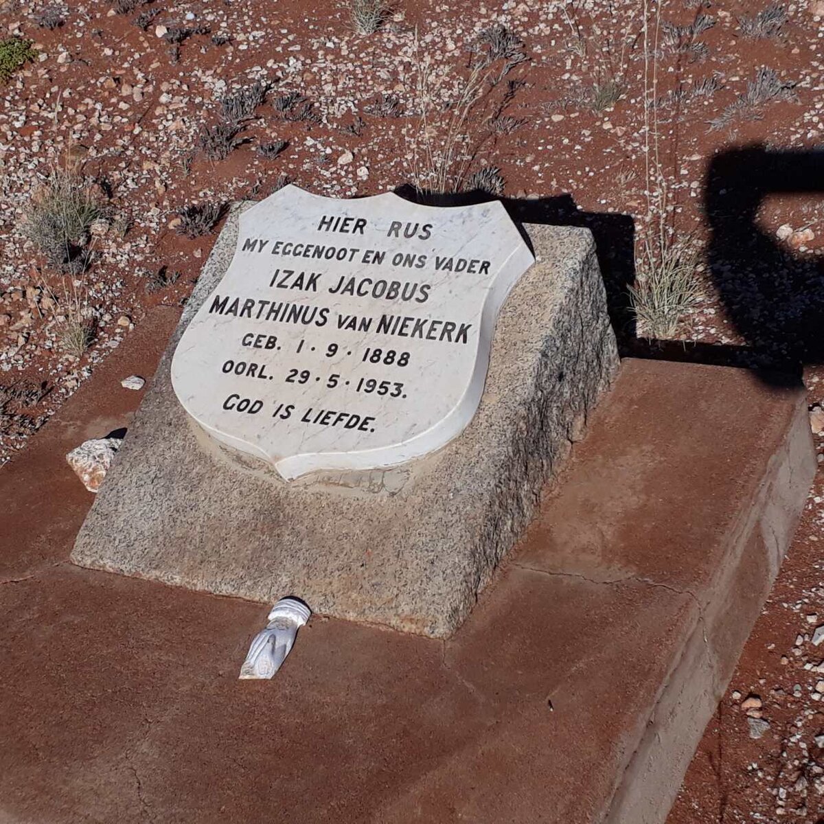 NIEKERK Izak Jacobus Marthinus, van 1888-1953