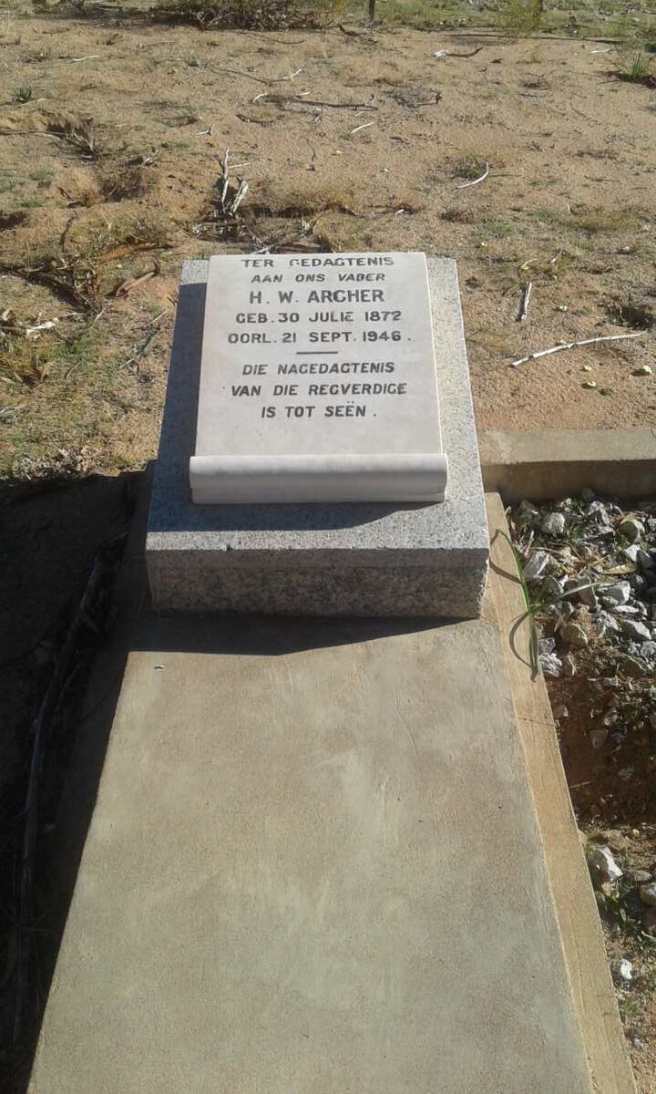 ARCHER H.W. 1872-1946