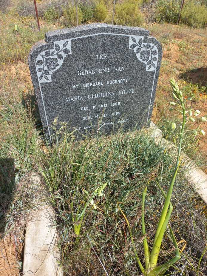 KOTZE Maria Gloudina 1889-1969