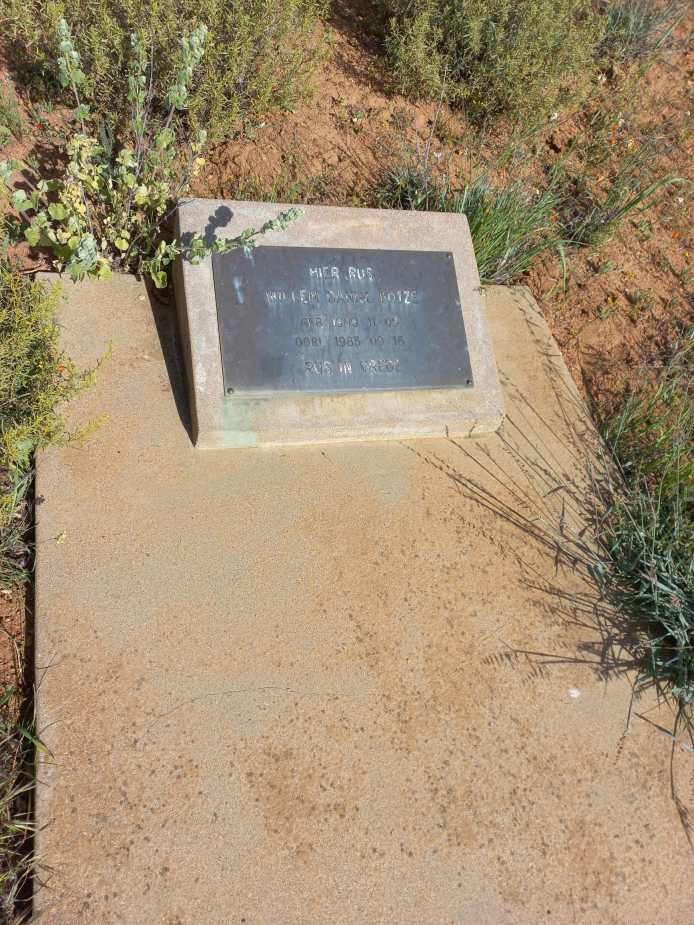 KOTZE Willem Daniel 1909-1985