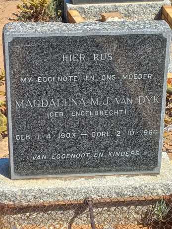 DYK Magdalena M.J., van nee ENGELBRECHT  1903-1966