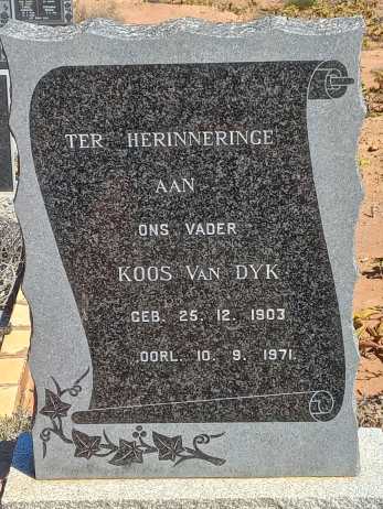 DYK Koos, van 1903-1971