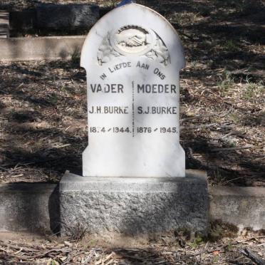 BURKE J.H. 1874-1944 &amp; S.J. 1876-1945