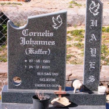 HAYES Cornelis Johannes 1920-2007