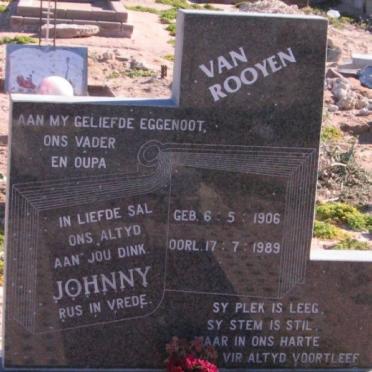ROOYEN Johnny, van 1906-1989
