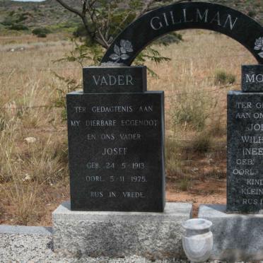 GILLMAN Josef 1913-1975 &amp; Johanna Wilhelmina GENIS 1912-2003