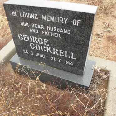 COCKRELL George 1908-1961