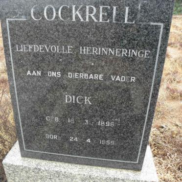 COCKRELL Dick 1896-1959