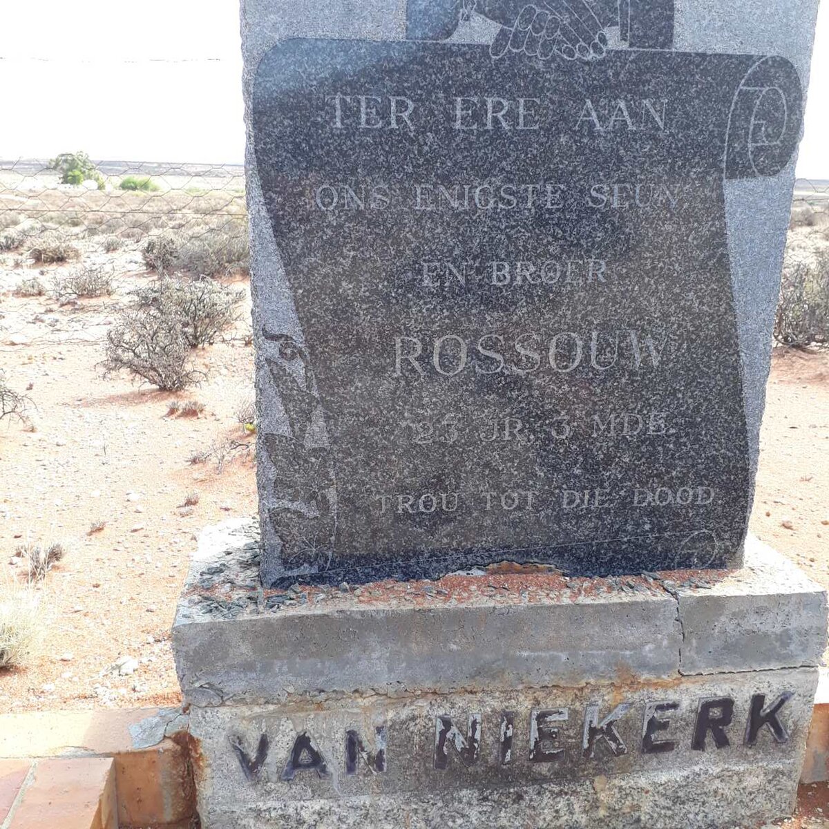 NIEKERK Rossouw, van