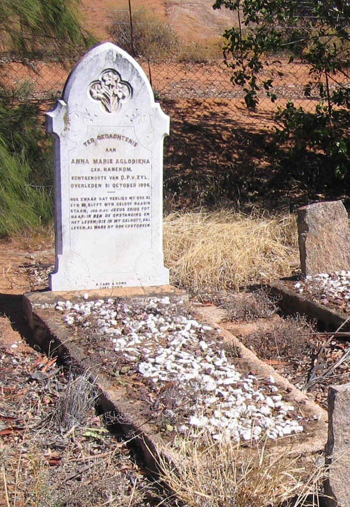 ZYL Anna Marie Aglodiena, van nee HANEKOM -1896