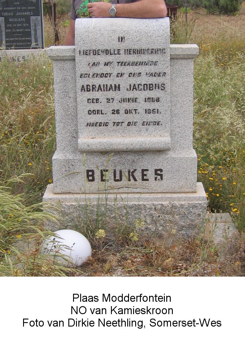 BEUKES Abraham Jacobus 1888-1951