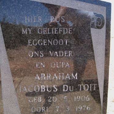 TOIT Abraham Jacobus, du 1906-1976