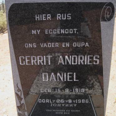 COETZEE Gerrit Andries Daniel 1918-1986
