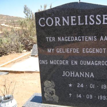 CORNELISSEN Johanna 1911-1993