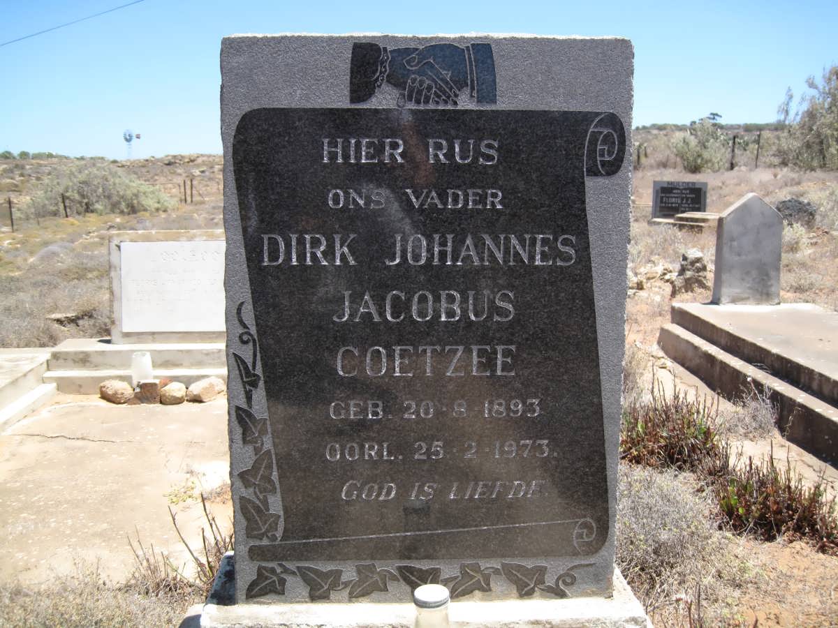COETZEE Dirk Johannes Jacobus 1893-1973