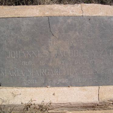 ZYL Johannes Jacobus, van  -1926 &amp; Maria Margaretha NIEUWOUDT -1936 