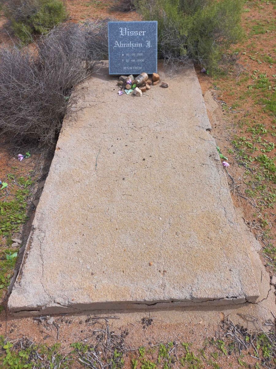 VISSER Abraham J. 1922-2006
