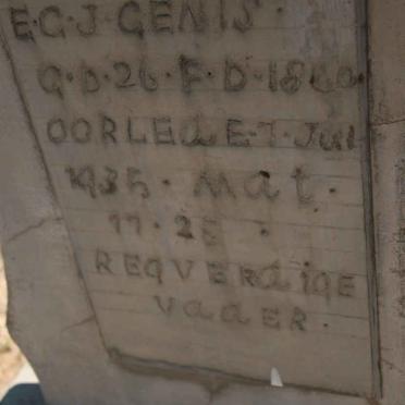 GENIS E.G.J. 1860-1935