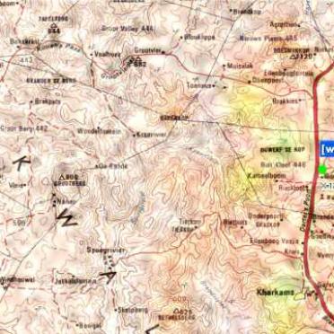 1. Rietkloof Kamieskroon 1-250000 Kaart 3017