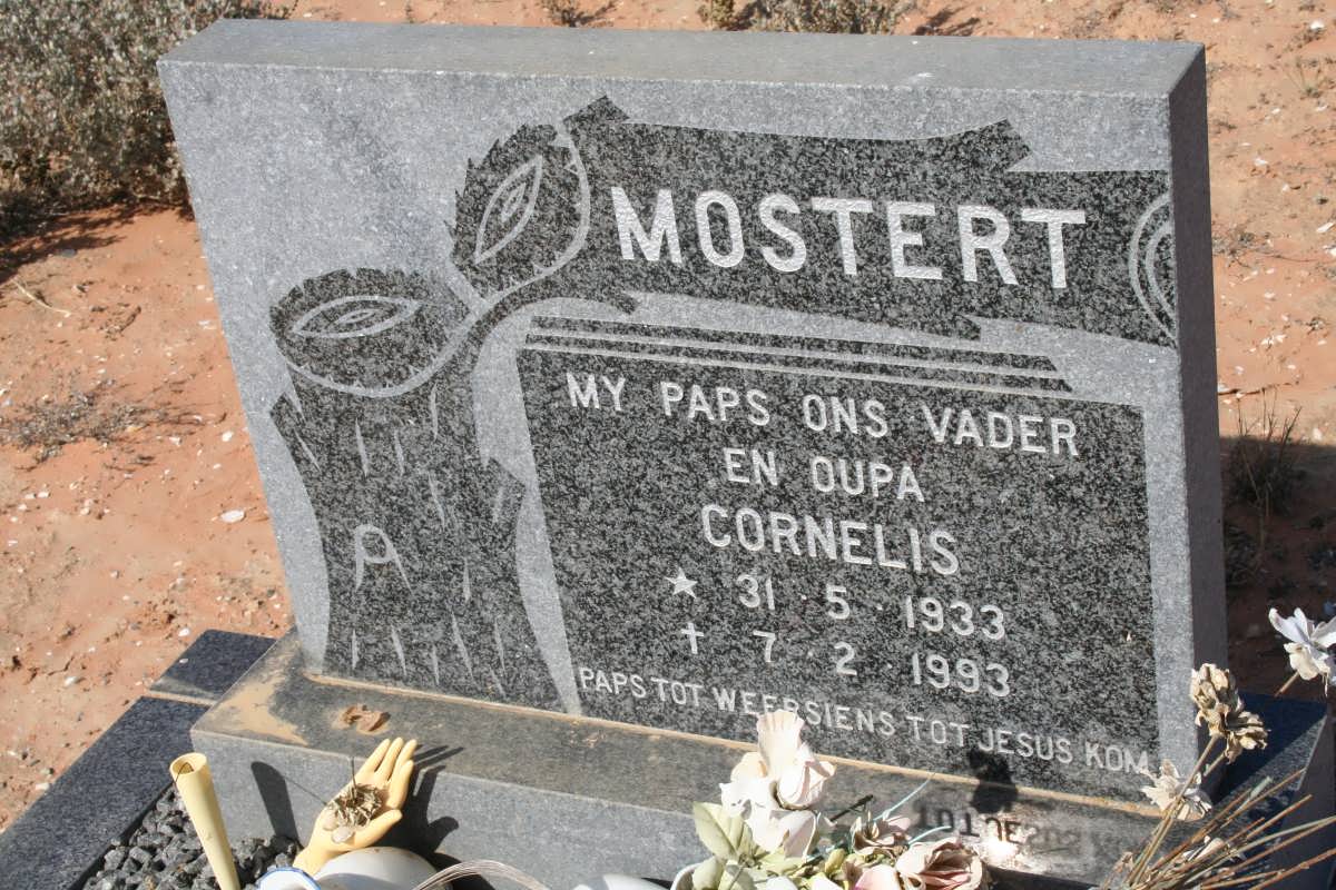 MOSTERT Cornelis 1933-1993