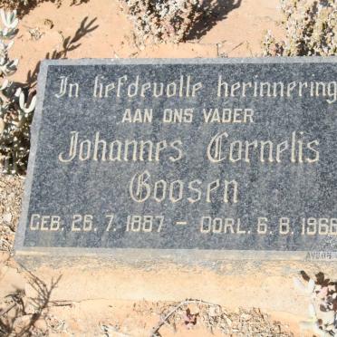 GOOSEN Johannes Cornelis 1887-1966