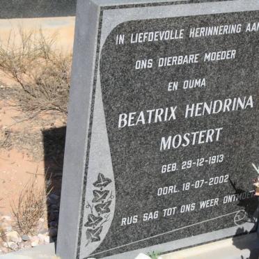 MOSTERT Beatrix Hendrina 1913-2002