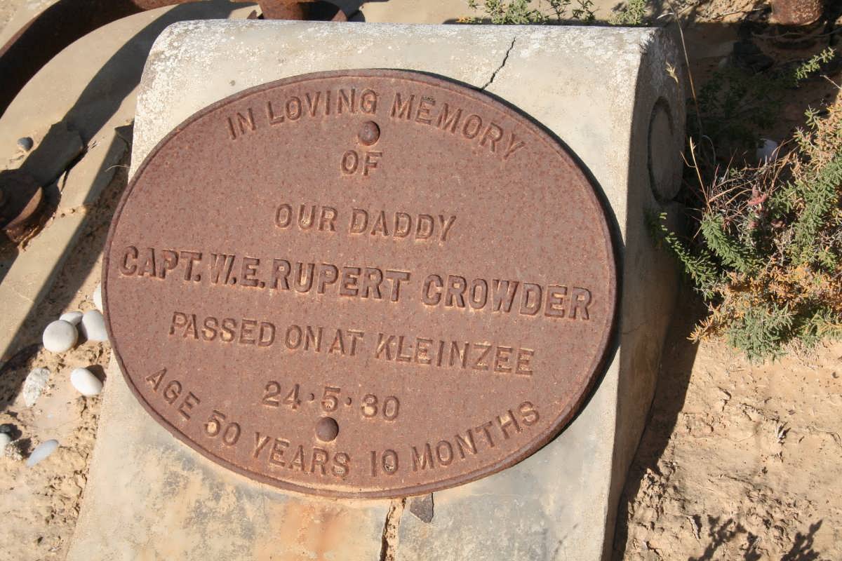 CROWDER W.R. Rupert   -1930