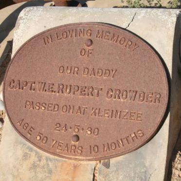 CROWDER W.R. Rupert   -1930