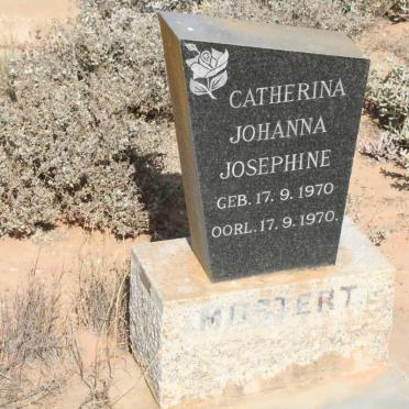MOSTERT Catherina Johanna Josephine 1970-1970