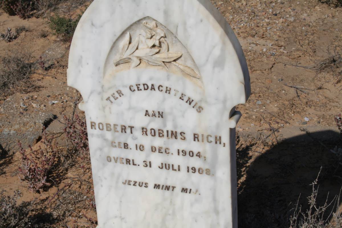 RICH Robert Robins 1904-1908