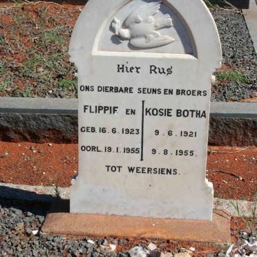 BOTHA Flippie 1923-1955 :: BOTHA  Kosie 1921-1955