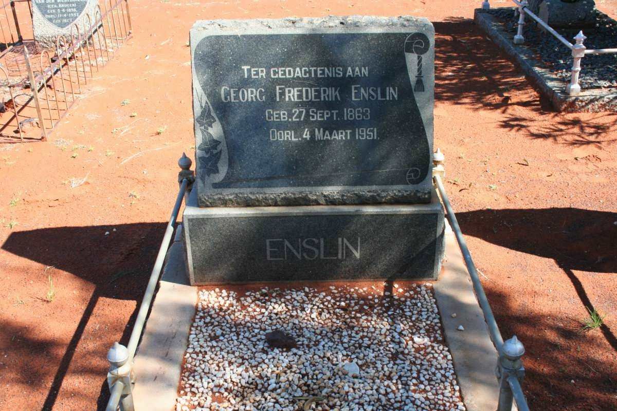 ENSLIN Georg Frederik 1863-1951