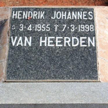 HEERDEN Hendrik Johannes, van 1955-1998