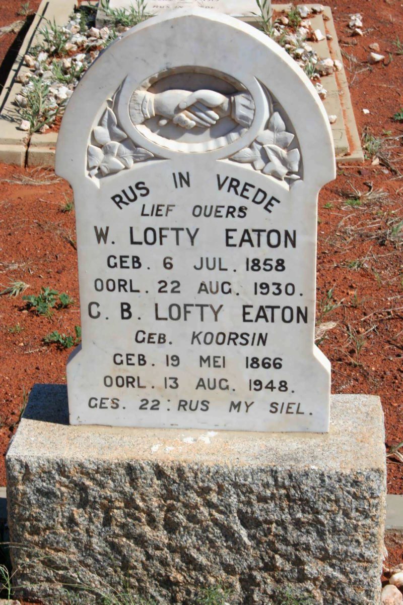 LOFTY-EATON  W. 1858-1930  &amp;  C.B. KOORSIN 1866-1948