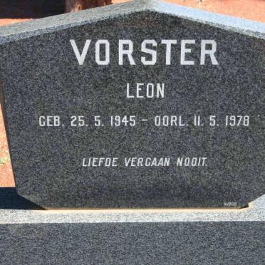 VORSTER Leon 1945-1978