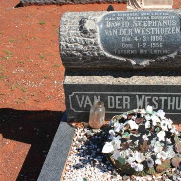 WESTHUIZEN Dawid Stephanus, van der 1906-1956