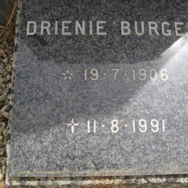 BURGER Drienie 1906-1991