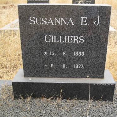 CILLIERS Susanna E.J. 1888-1977