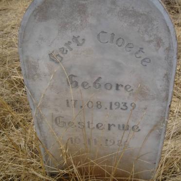 CLOETE Gert 1939-1986