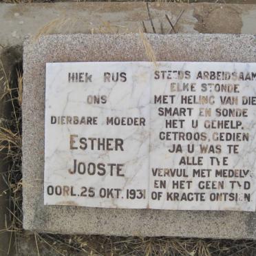 JOOSTE Esther -1931