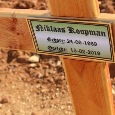 KOOPMAN Niklaas 1939-2019