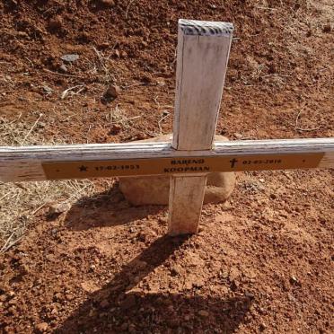 KOOPMAN Barend 1953-2016